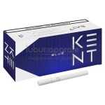 Cutie cu 200 de tuburi pentru injectat tigari king size albe Kent Blue Multifilter cu carbon activ